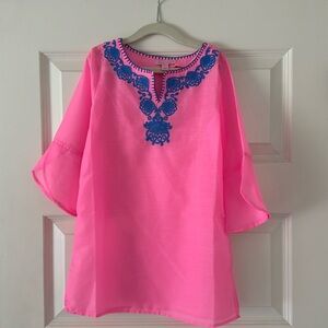Girls Lilly Pulitzer Embroidered Beach Cover up